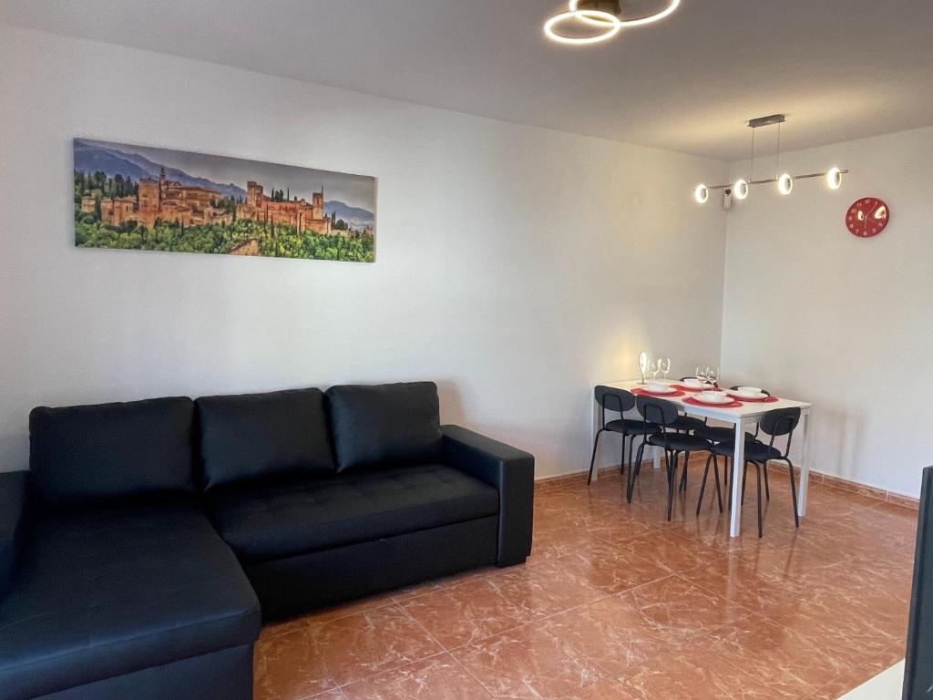 Posezení v ubytování Beach Apartment Artigas