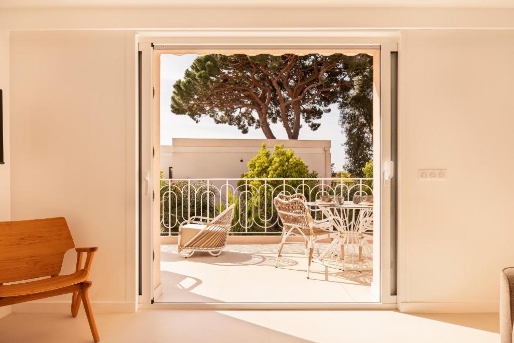 Balkón nebo terasa v ubytování Maison Carla Rosa Cannes