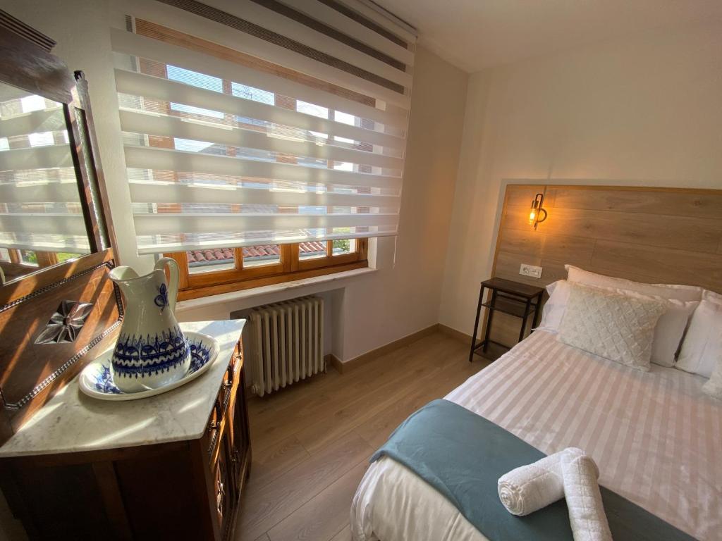 Postel nebo postele na pokoji v ubytování Mar y Montaña - casa completa finca privada