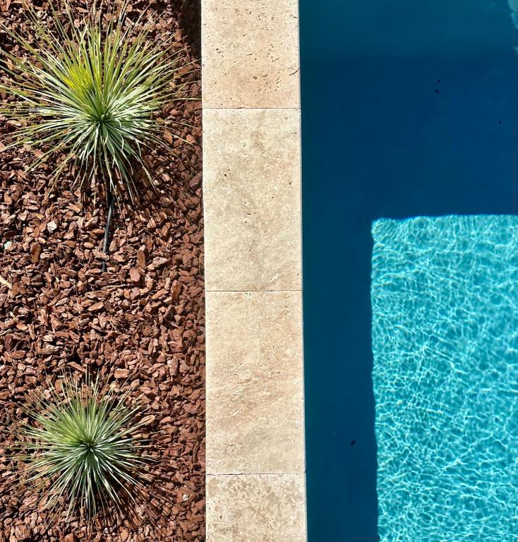 Bazén v ubytování Villas de standing avec magnifique vue mer et piscines privées, Sagone nebo v jeho okolí