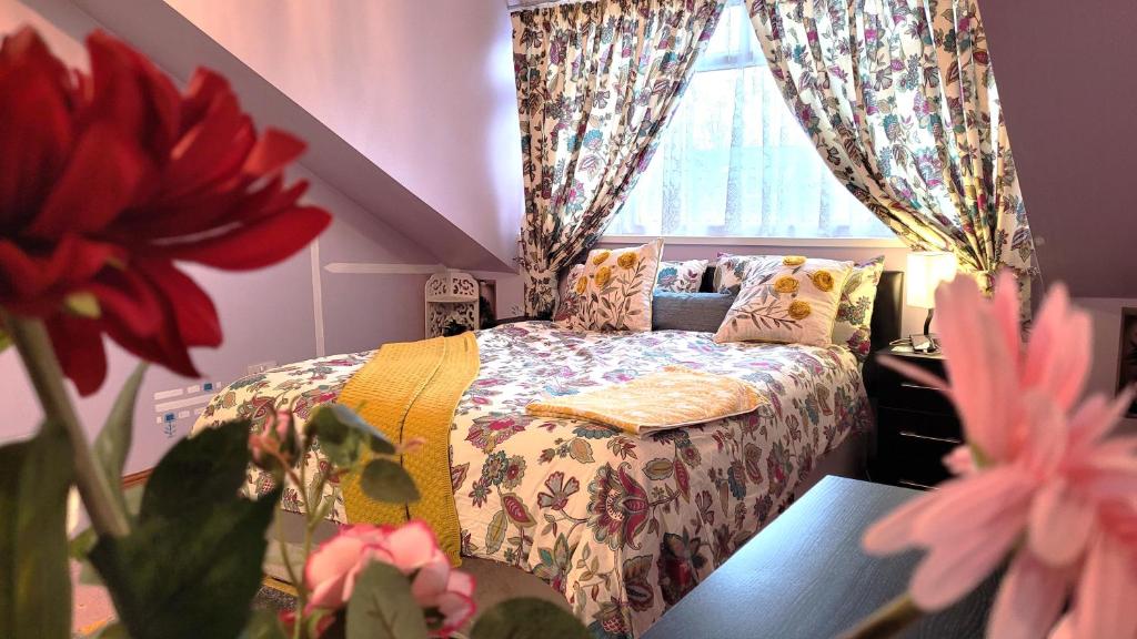 Кровать или кровати в номере Another sweet home