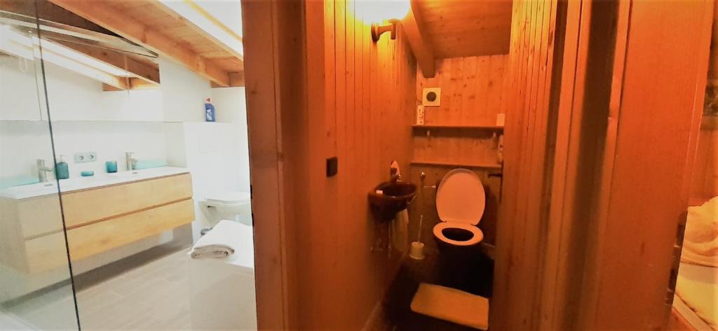 Koupelna v ubytování AlpinResort DerBacherhof