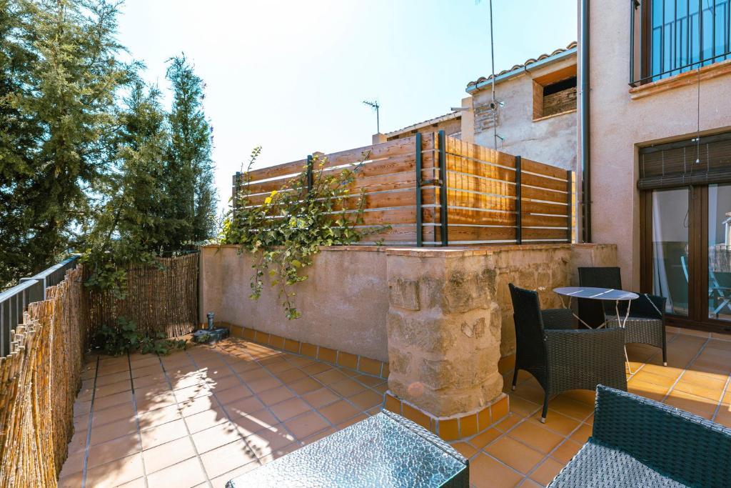 Balkón nebo terasa v ubytování Apartamentos Vino Tinto y Restaurante Tomate Rosa