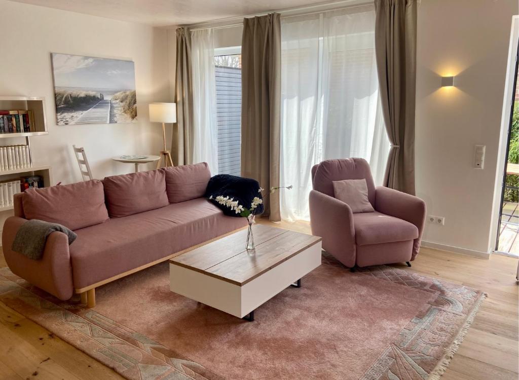 Posezení v ubytování 1610 - Haus "Am Kurpark"