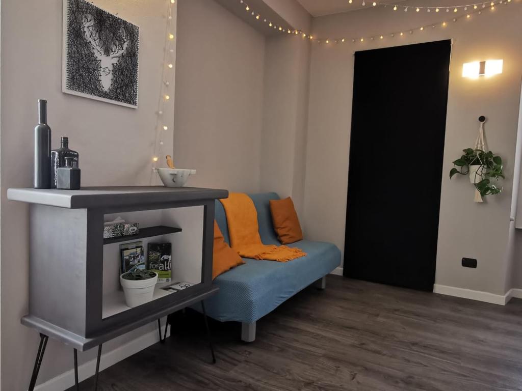 A seating area at Monte Rosa studios