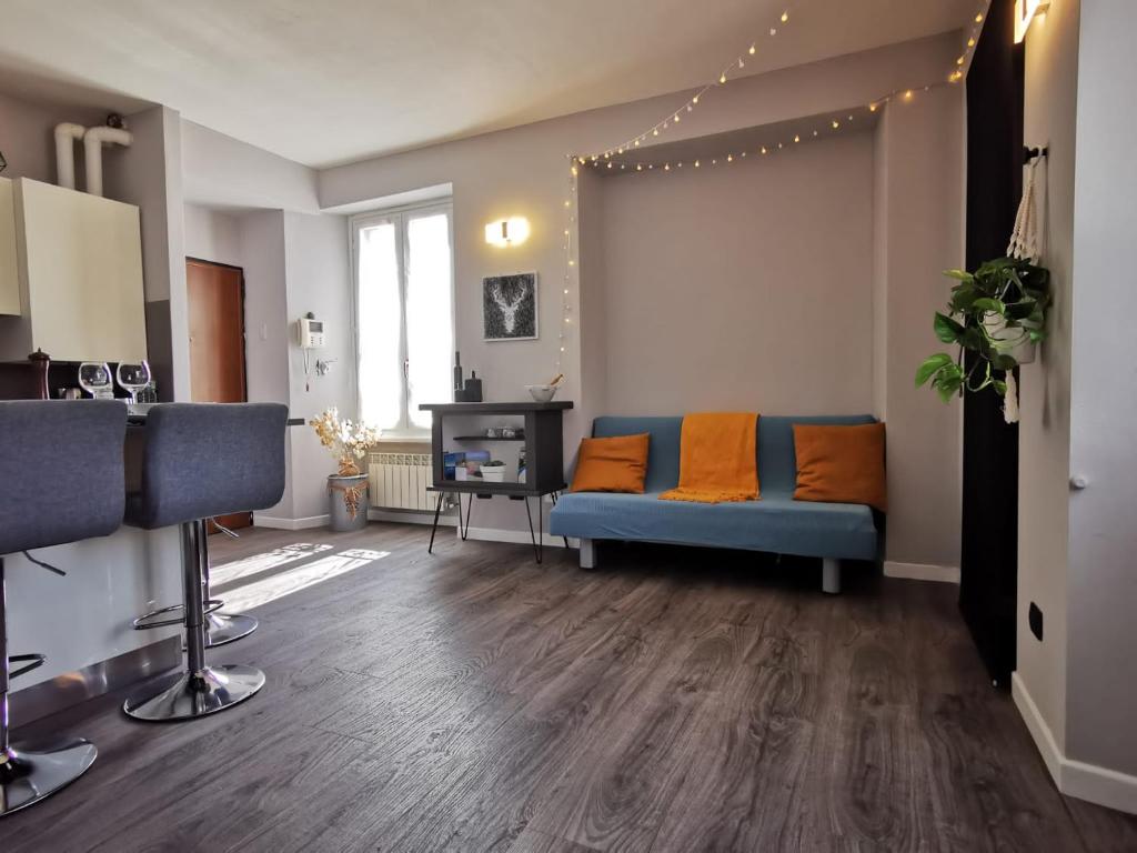 A seating area at Monte Rosa studios