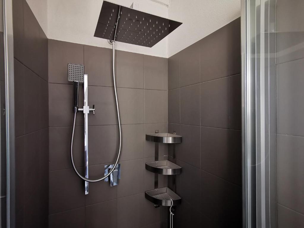 A bathroom at Monte Rosa studios