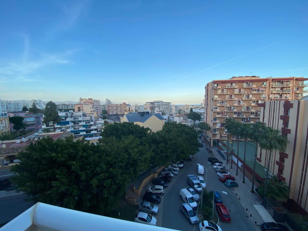 Výhľad na mesto Benalmádena alebo výhľad na mesto priamo z apartmánu