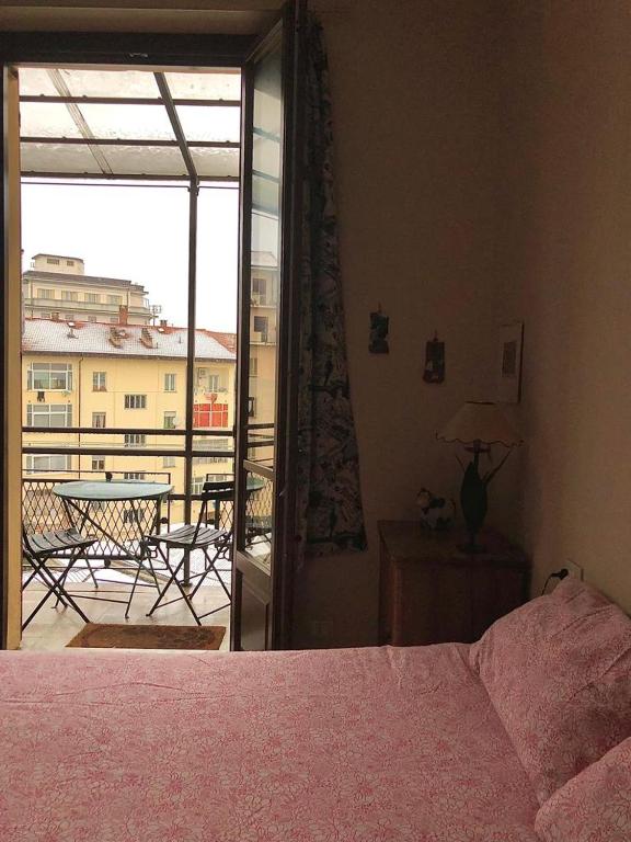 Postel nebo postele na pokoji v ubytování casa silvio pellico