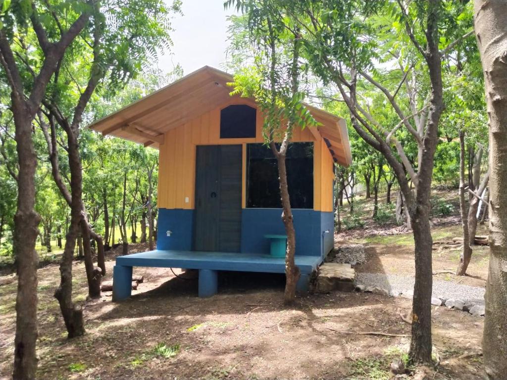 Zahrada ubytování Cabañas Casa Soley