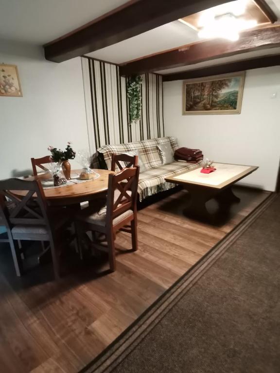 Posezení v ubytování apartmán ve mlejně