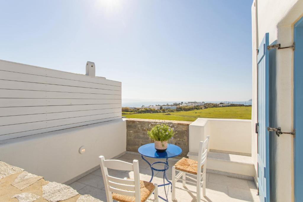 Balkón nebo terasa v ubytování White Cliff 4 - Cycladic Home