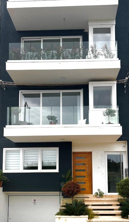 Balkón nebo terasa v ubytování ONE100 apartments