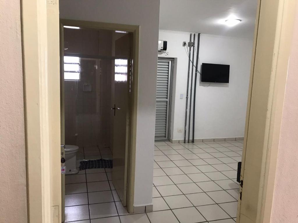 Um banheiro em Pousada dos Eletricitarios