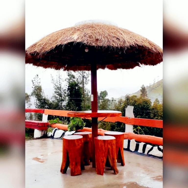 Balkón nebo terasa v ubytování Hostal El Inca