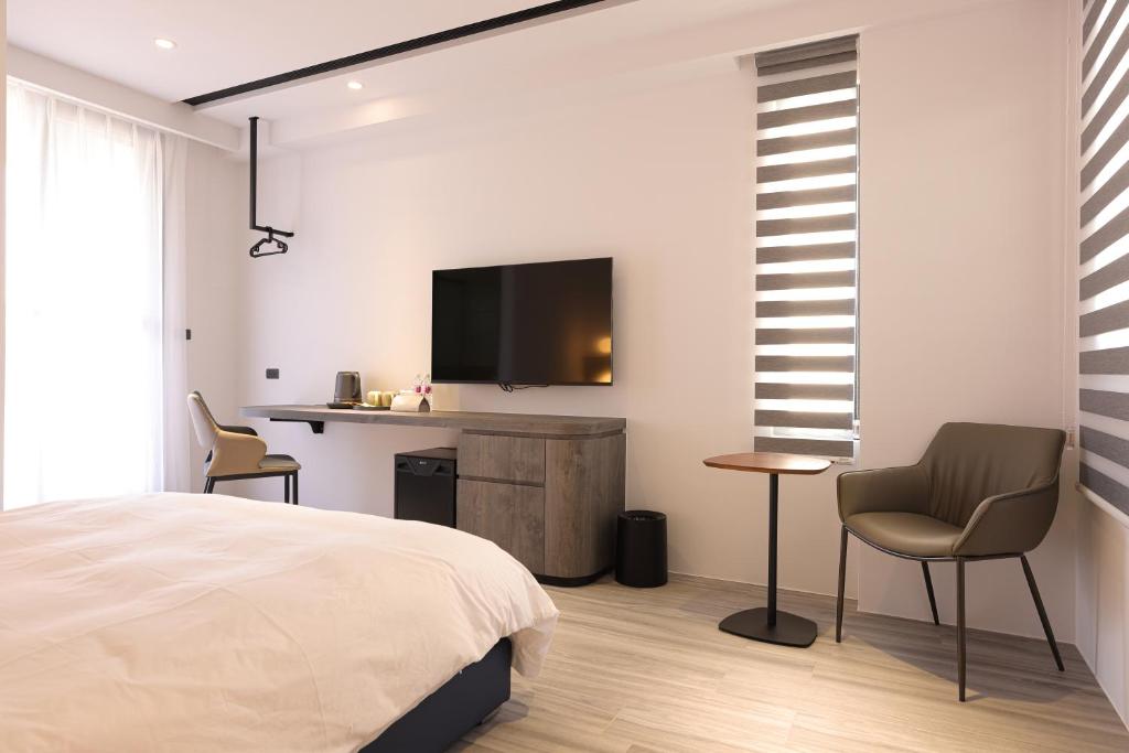 Postel nebo postele na pokoji v ubytování Sea Thought B&B