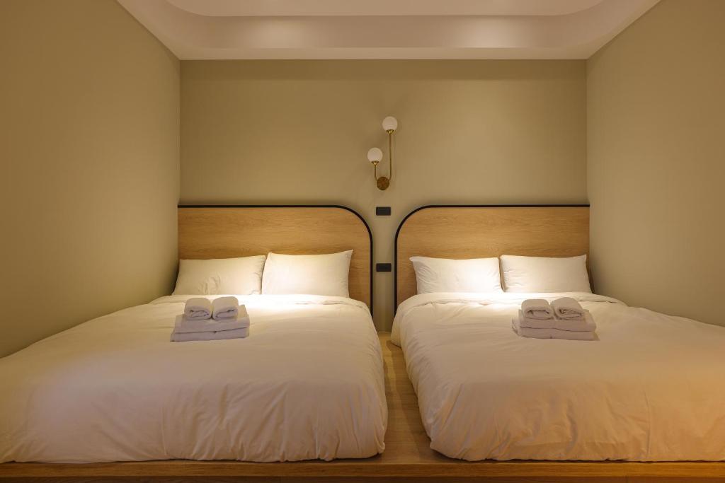 Postel nebo postele na pokoji v ubytování Sea Thought B&B