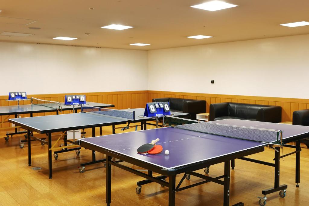 Stolní tenis v ubytování TAOYA Nikko Kirifuri nebo okolí