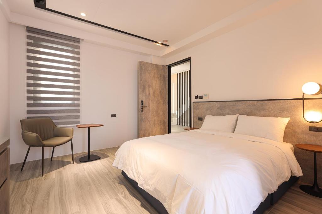 Postel nebo postele na pokoji v ubytování Sea Thought B&B