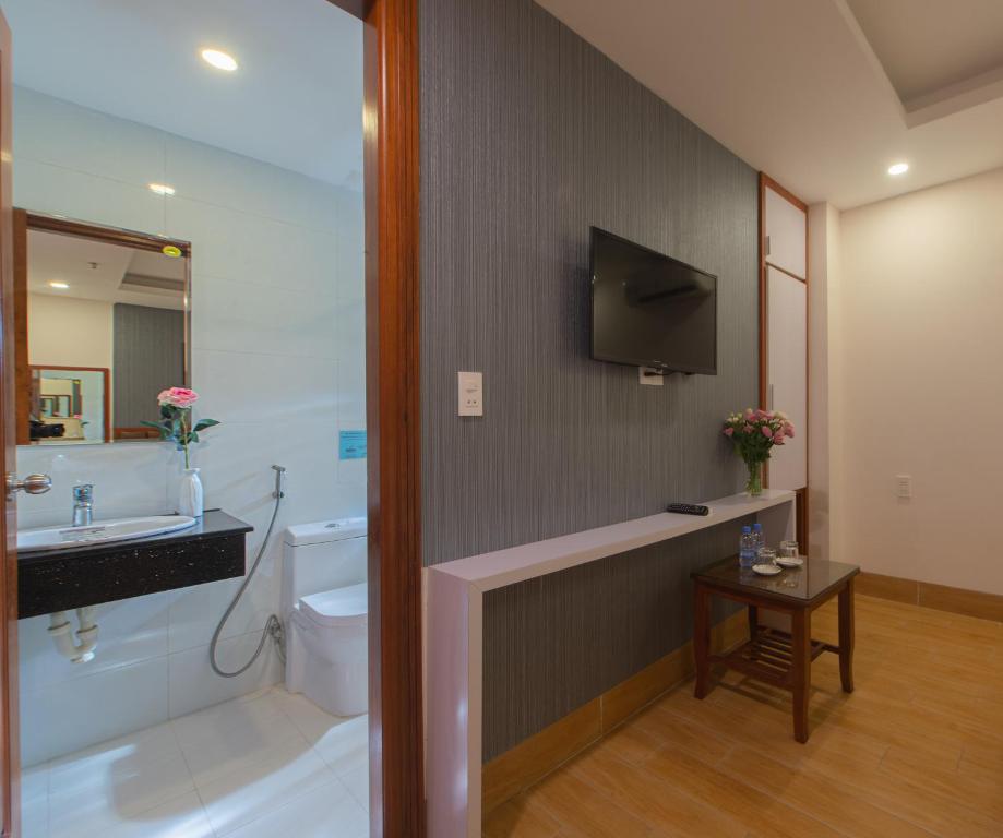 Phòng tắm tại Canary Nha Trang Hotel