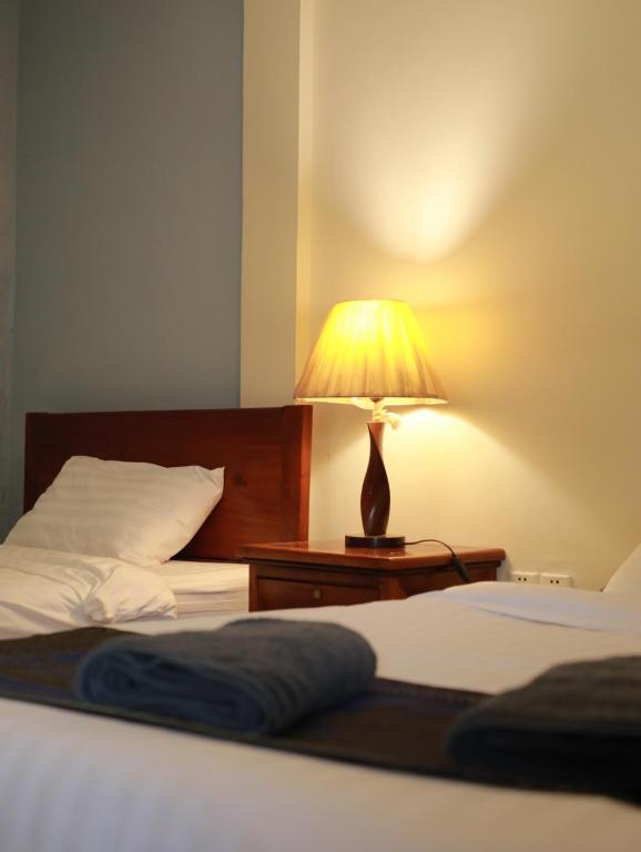 Postel nebo postele na pokoji v ubytování BLANK GUEST HOUSE