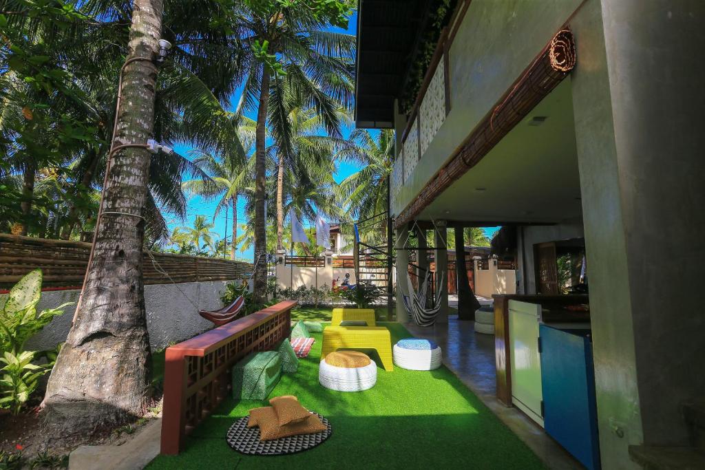 Zahrada ubytování Beach People Hostel Bantayan Island