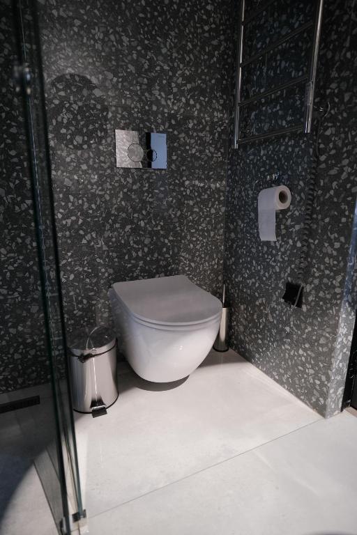 Koupelna v ubytování Vip Avtim hotel