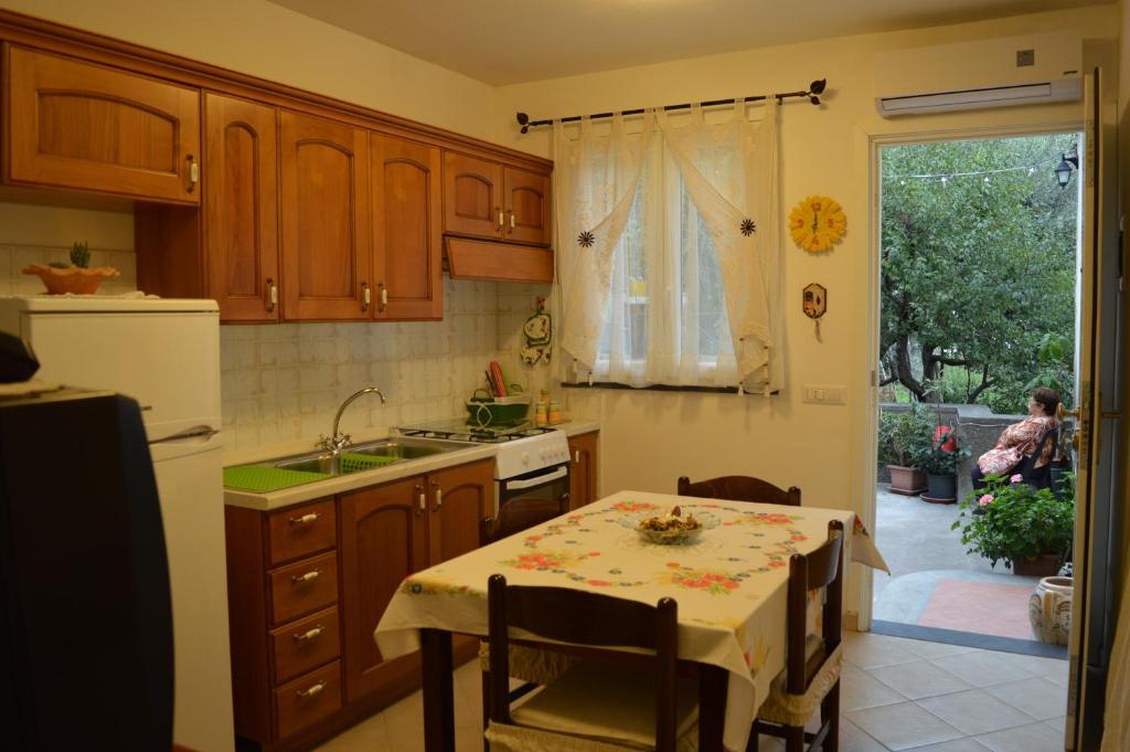 Kuchyň nebo kuchyňský kout v ubytování B&B La Selva Santa