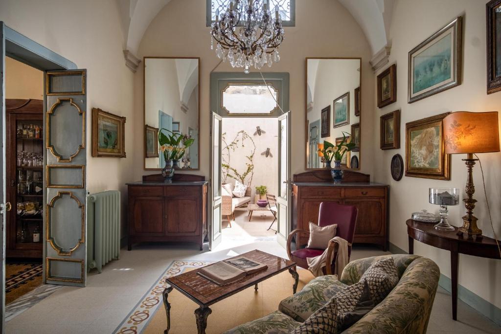 Posezení v ubytování Palazzo Guido