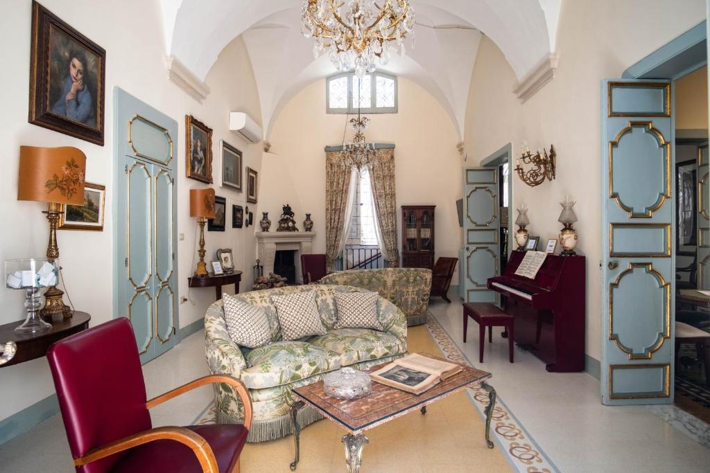 Posezení v ubytování Palazzo Guido