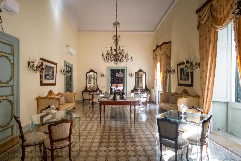 Posezení v ubytování Palazzo Guido