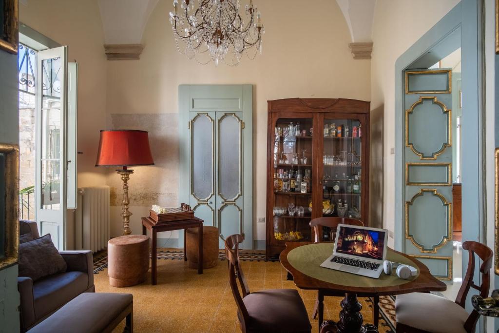 Posezení v ubytování Palazzo Guido
