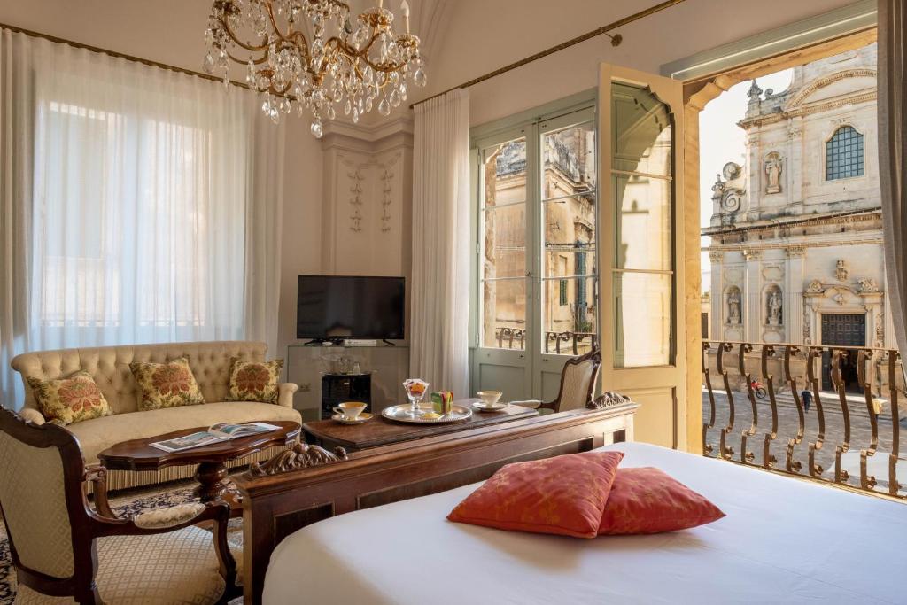 Posezení v ubytování Palazzo Guido