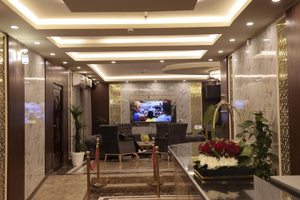 The lobby or reception area at فندق روز الجنوب