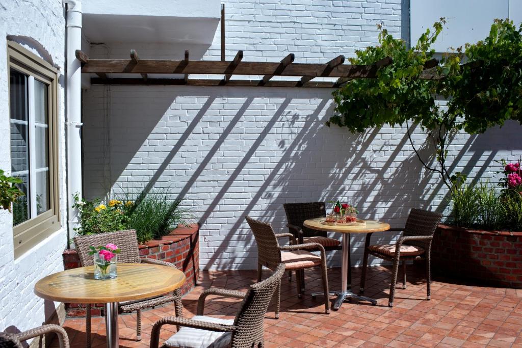 Patio nebo venkovní prostory v ubytování Aparthotel Friesenhof
