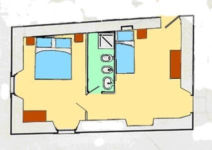 Agriturismo I Monti di Salecchio - Superior Doppel- Oder Zweibettzimmer Mit Bergblick