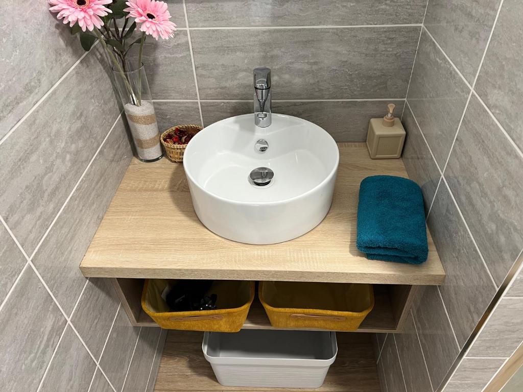 Kúpeľňa v ubytovaní Charmant appartement T2 cosy climatisé