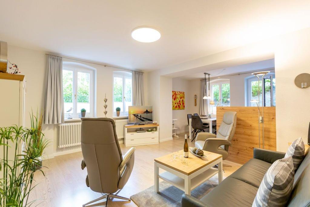 Posezení v ubytování Villa Medici Heringsdorf App 01