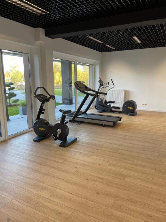 Fitness centrum a/nebo fitness zařízení v ubytování Superior Laguna Beskidow 3 Rooms! Sauna&Gym! Air Condition!