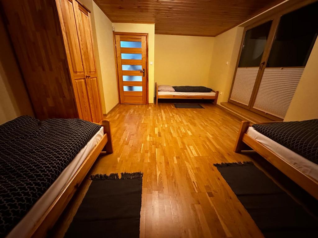 Postel nebo postele na pokoji v ubytování Chata Diana