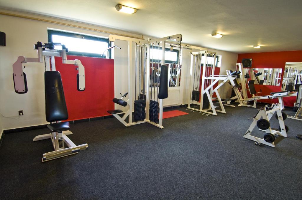 Fitness centrum a/nebo fitness zařízení v ubytování Hotel Relax u Drsů