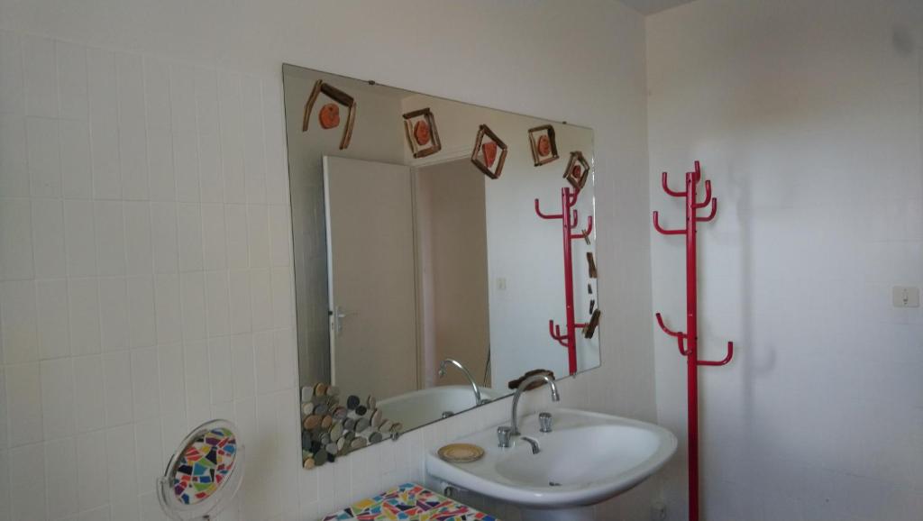 Kúpeľňa v ubytovaní Gîte Ker Ch'ti