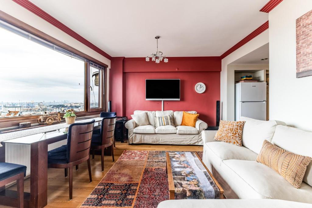 Kép Magnificent Flat with Sea View in Kadikoy szállásáról Isztambulban a galériában