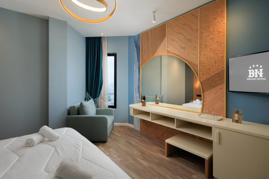 Hotel Brilant Saranda - Double Or Twin Room With Side Sea View