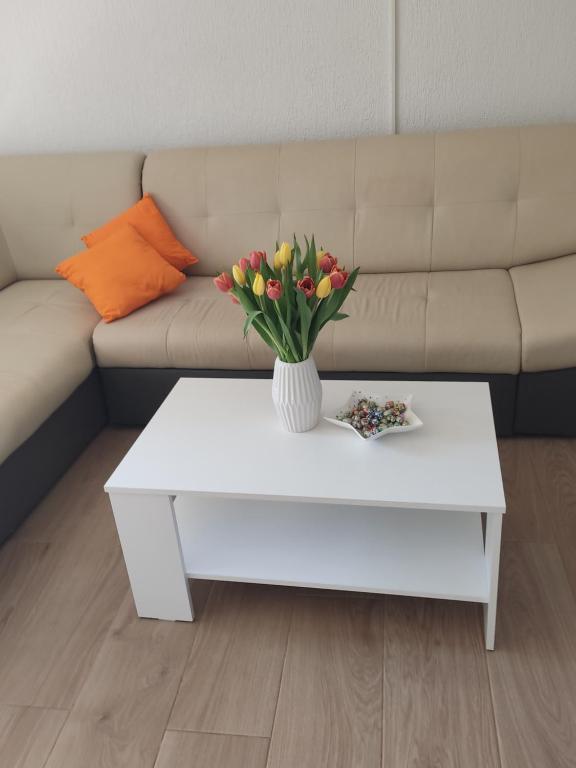 Posezení v ubytování Apartment Premantura