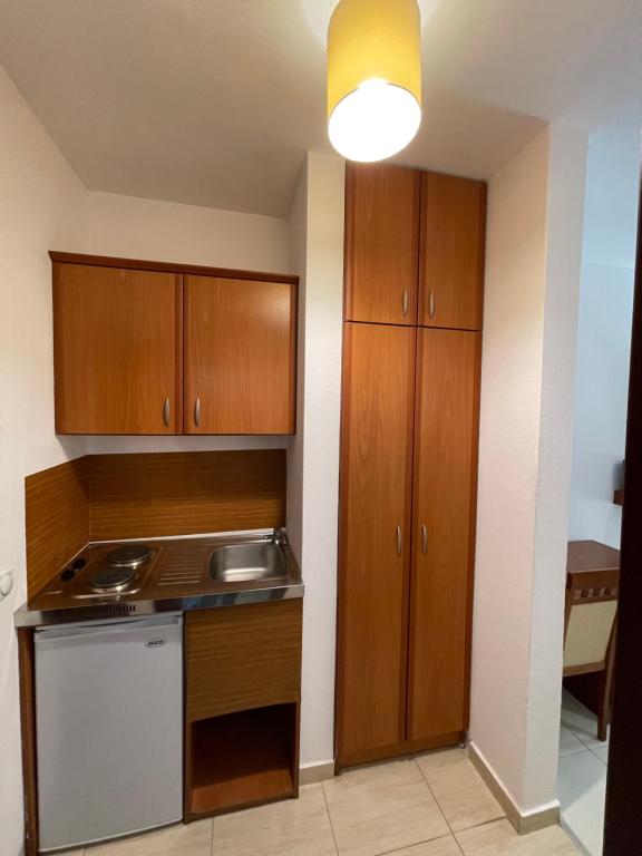 Kuchyň nebo kuchyňský kout v ubytování Apartments Miri