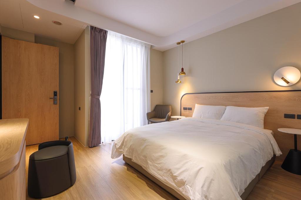 Postel nebo postele na pokoji v ubytování Sea Thought B&B