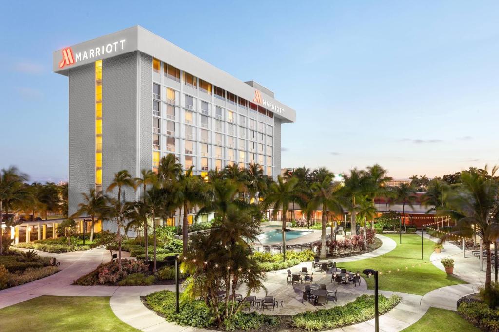 an artist rendering of the mgm hotel at Miami Airport Marriott in Miami