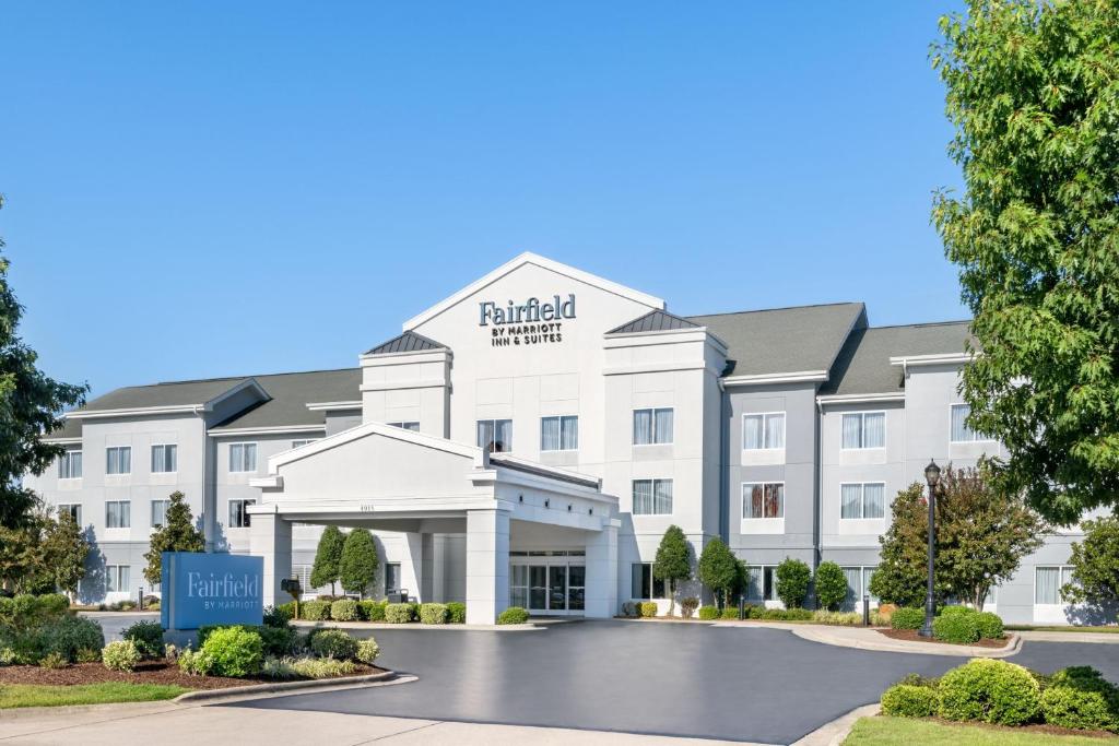 a rendering of a hotel with a building at Fairfield Inn and Suites Wilson in Wilson