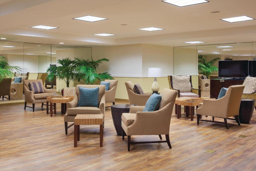 Posezení v ubytování Marriott's Waiohai Beach Club